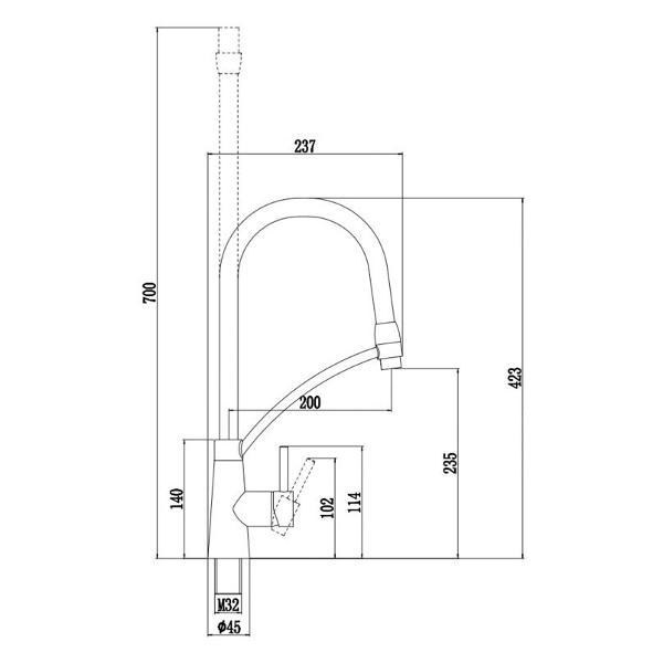 Изображение товара Смеситель Fmark FS8255H-04