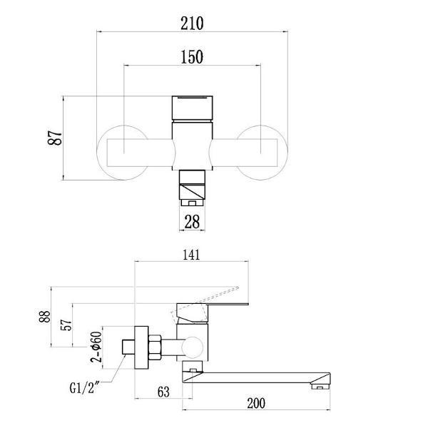 Изображение товара Смеситель Fmark FS8207C