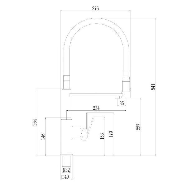 Изображение товара Смеситель Savol S-L1808H-01