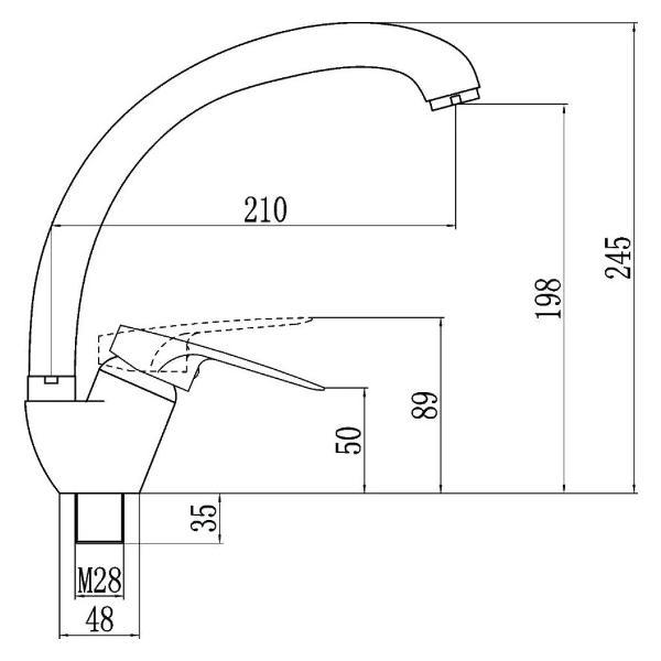 Изображение товара Смеситель Fmark FM4104W