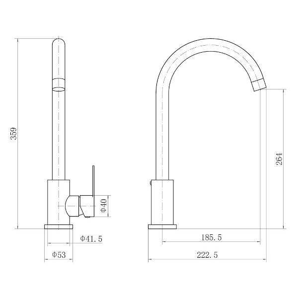 Изображение товара Смеситель FASHUN A54001N-17