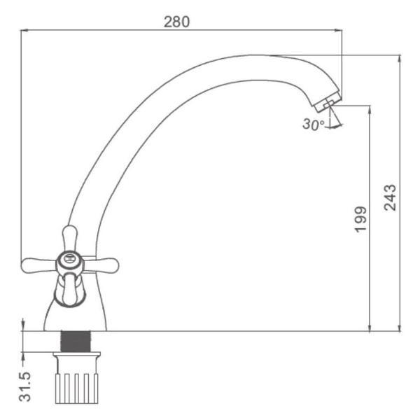 Изображение товара Смеситель Prohanss P10.40