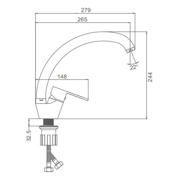 Изображение товара Смеситель Prohanss P64.41