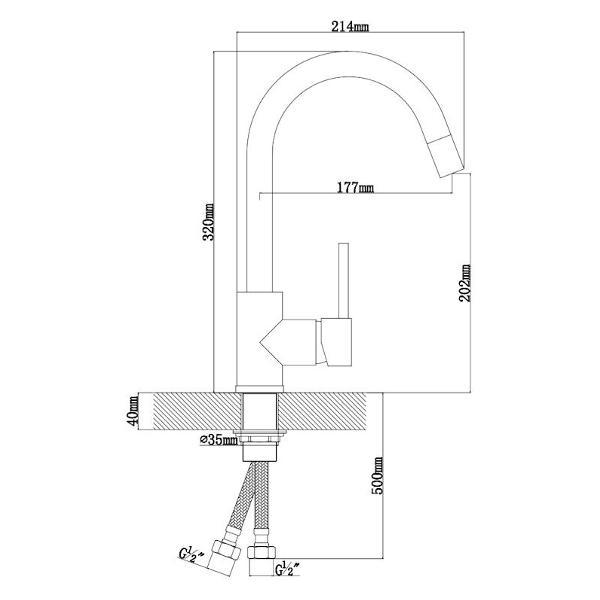 Изображение товара Смеситель Dr. Gans 319.03H.1123.411