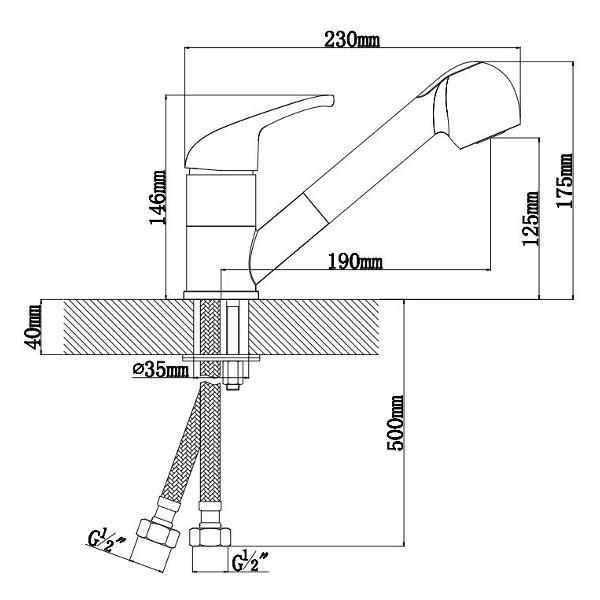 Изображение товара Смеситель Dr. Gans 319.04L.1223.410