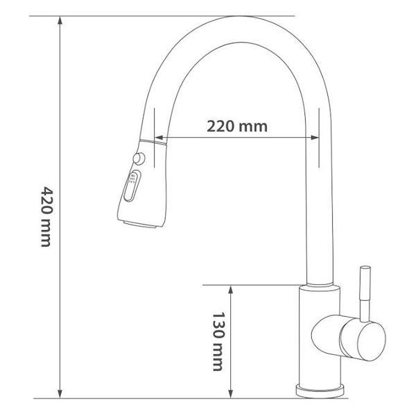 Изображение товара Смеситель ESKO TSS 519