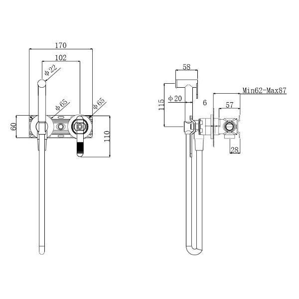 Изображение товара Гигиенический душ Bronze de Luxe 3253CC