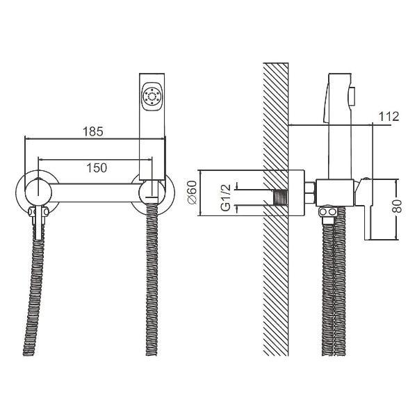 Изображение товара Гигиенический душ BELZ B55803-3