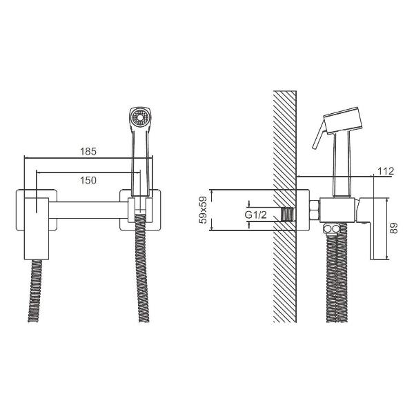 Изображение товара Гигиенический душ BELZ B55806