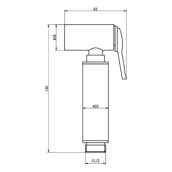 Изображение товара Гигиенический душ Savol SK-PQT01