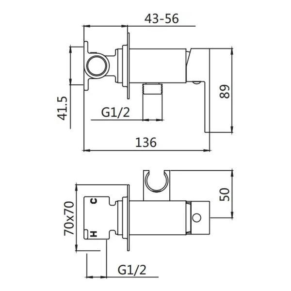 Изображение товара Гигиенический душ Shevanik S127