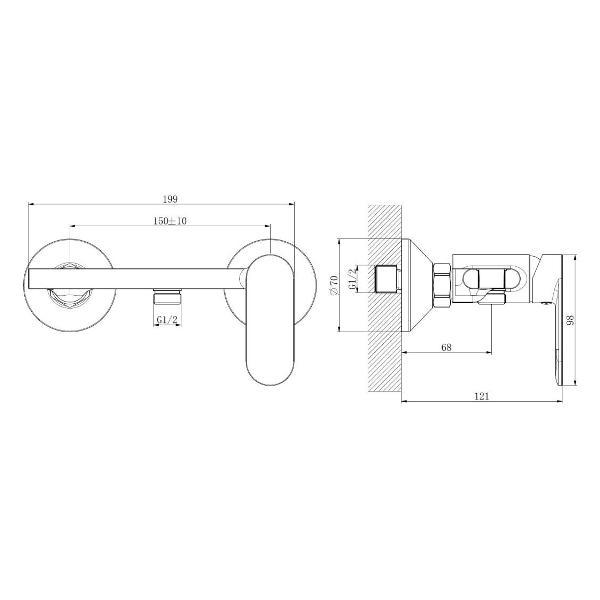 Изображение товара Гигиенический душ Haiba HB5516-7