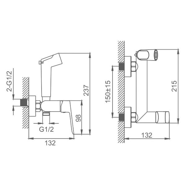 Изображение товара Гигиенический душ Splenka S41.51