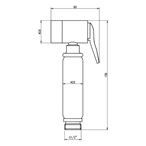 Изображение товара Гигиенический душ Savol SK-PQT04
