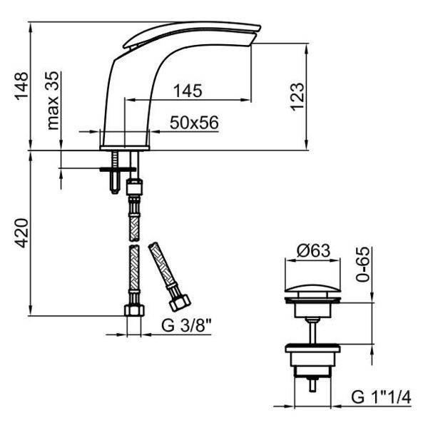 Изображение товара Смеситель Webert AI832001844