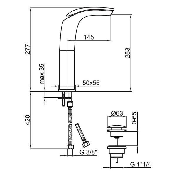 Изображение товара Смеситель Webert AI832201015