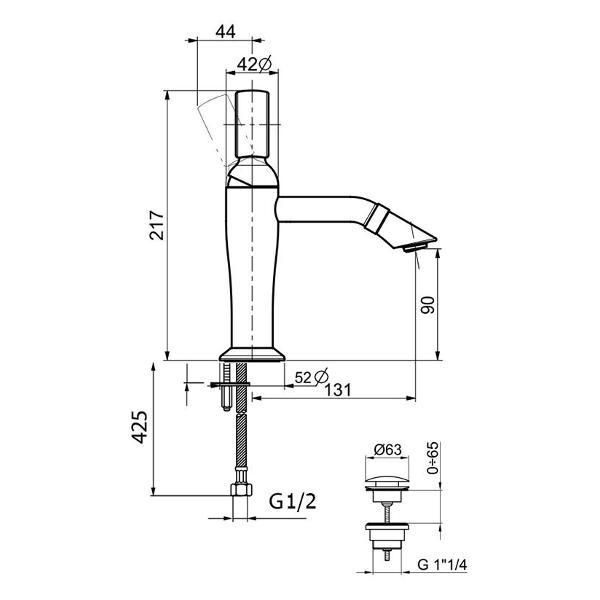 Изображение товара Смеситель Webert OA830102980