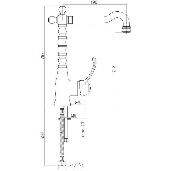 Изображение товара Смеситель Webert AU831802015