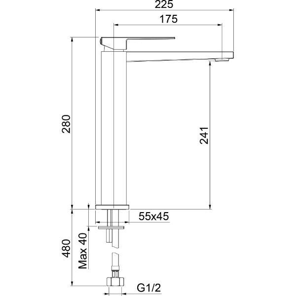 Изображение товара Смеситель Webert PE830402015SSE