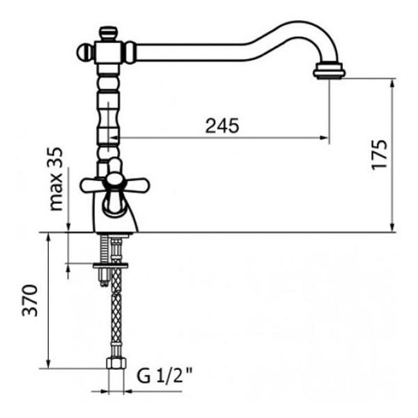 Изображение товара Смеситель Webert AM700302060