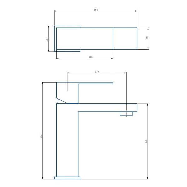 Изображение товара Смеситель Haiba HB10803-2