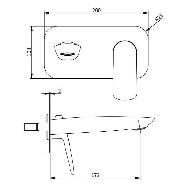 Изображение товара Смеситель Savol SK-H7207
