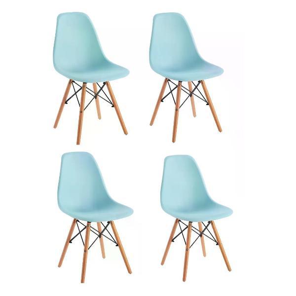 Изображение товара Стул обеденный СтулБержи для кухни Eames, небесный (комплект 4 шт)