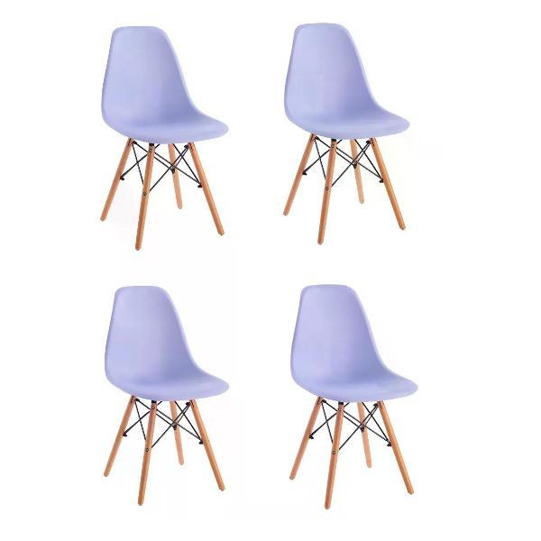 Изображение товара Стул обеденный СтулБержи для кухни Eames, сирень (комплект 4 шт)