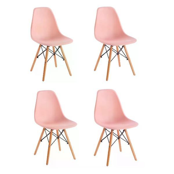 Изображение товара Стул обеденный СтулБержи для кухни Eames, фламинго (комплект 4 шт)