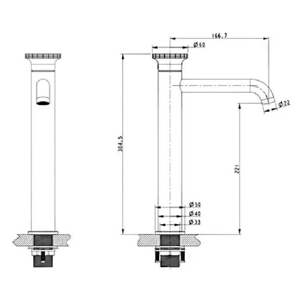 Изображение товара Смеситель Bronze de Luxe 9008W-Y