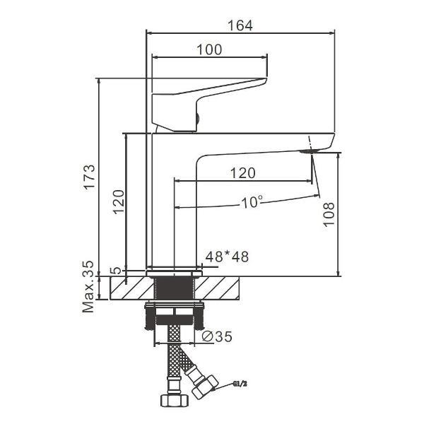 Изображение товара Смеситель BELZ B10715-7