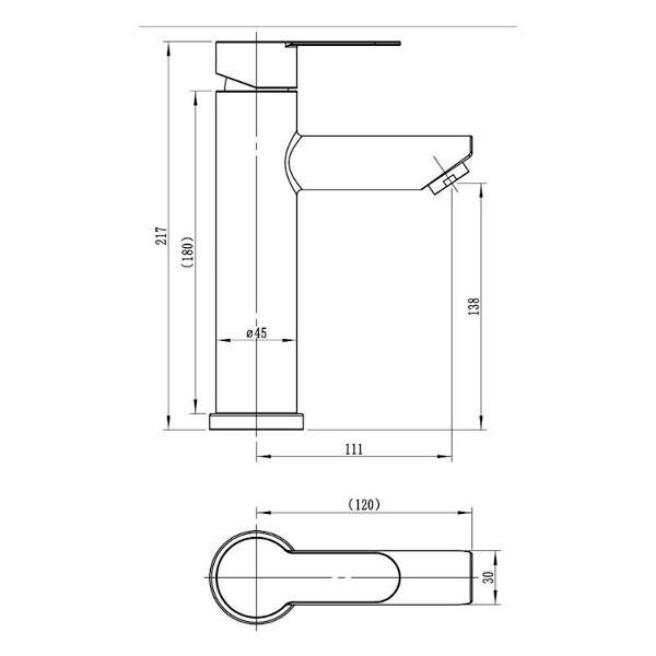 Изображение товара Смеситель VODA OL26LB
