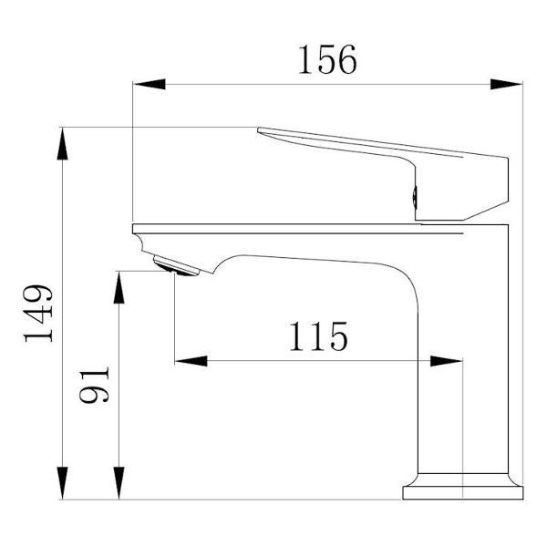 Изображение товара Смеситель VODA SHR26MB