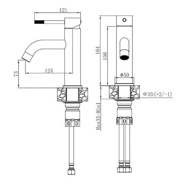 Изображение товара Смеситель VODA VSL26MB