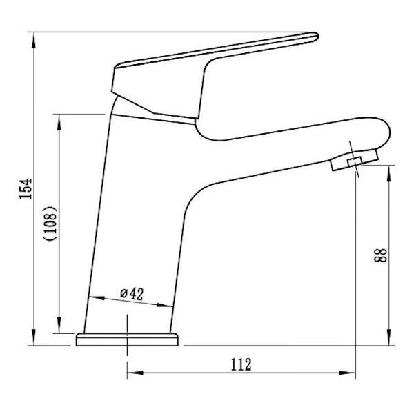 Изображение товара Смеситель VODA WA26M