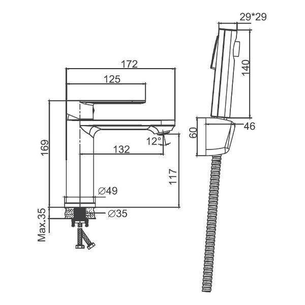 Изображение товара Смеситель Maretti FLG32RF70