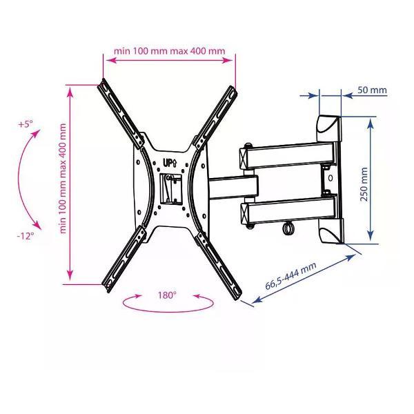 Изображение товара Кронштейн для телевизора Kromax DIX-24