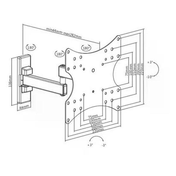 Изображение товара Кронштейн для телевизора Ultramounts UM877