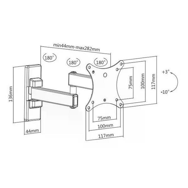 Изображение товара Кронштейн для телевизора Ultramounts UM875