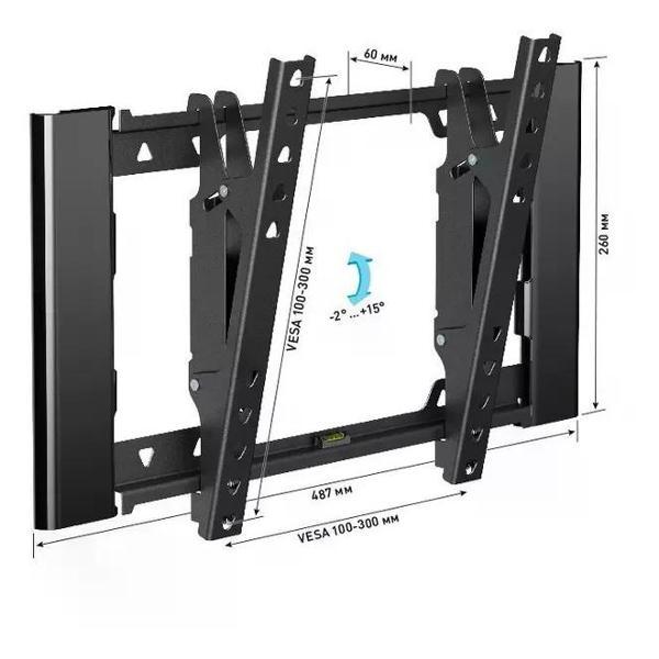 Изображение товара Кронштейн для телевизора Holder T3929-B