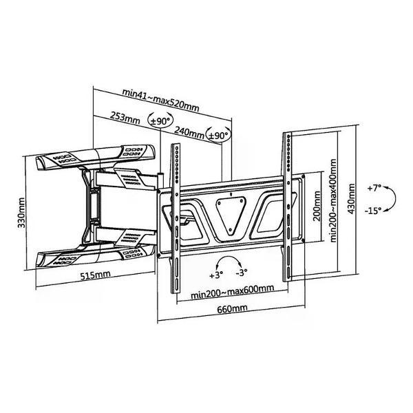 Изображение товара Кронштейн для телевизора Ultramounts UM910