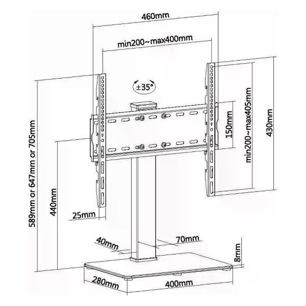 Изображение товара Кронштейн для телевизора Ultramounts UM503