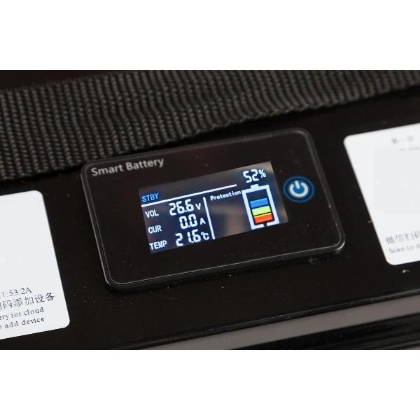 Изображение товара Тяговая аккумуляторная батарея Rutrike LiFePO4 24V/50Ah/80A BT/Display