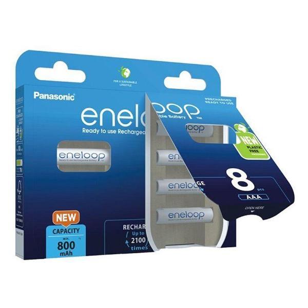 Изображение товара Аккумуляторная батарея Panasonic Eneloop AAA (BK-4MCDE/8BE) 800 mAh 8шт