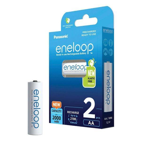 Изображение товара Аккумуляторная батарея Panasonic Eneloop AA (BK-3MCDE/2BE) 2000 mAh 2 шт