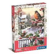 Изображение товара Пазл Clementoni 1000 Зарянка и остролист, арт.81501