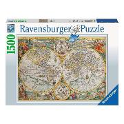 Изображение товара Пазл Ravensburger 1500 Историческая карта, арт.00716