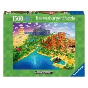 Изображение товара Пазл Ravensburger 1500 Мир Minecraft, арт.00433