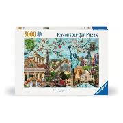 Изображение товара Пазл Ravensburger 5000 Коллаж больших городов, арт.17118
