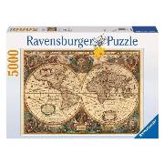 Изображение товара Пазл Ravensburger 5000 Античная карта мира, арт.17411